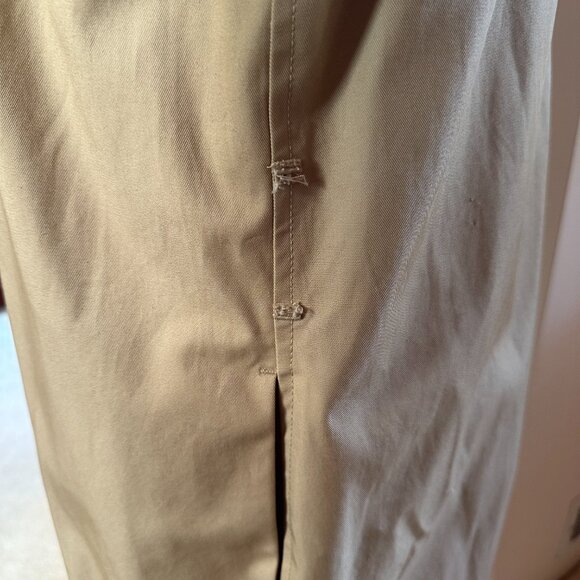 NEW!  MICHAEL KORS Tan Khaki Raincoat - Flawed - XS - Picture 12 of 14